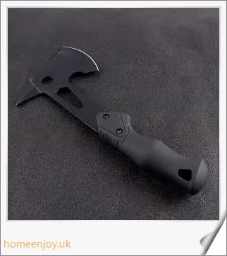 Durable stainless steel multi-function axe designed for outdoor adventures, camping, and survival tasks