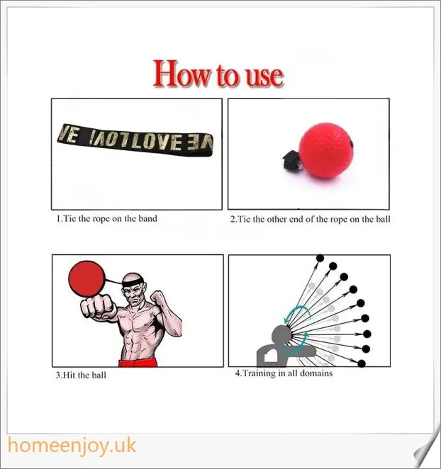 Homeenjoy UK Boxing Reflex Speed Punch Ball