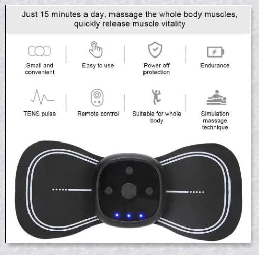 Lymphatic Drainage Massage Pad - Electric Neck Massager for deep tissue relief and improved circulation