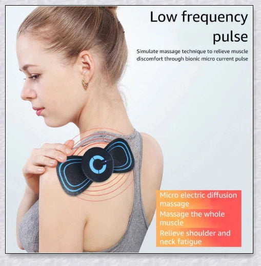 Lymphatic Drainage Massage Pad - Electric Neck Massager for deep tissue relief and improved circulation