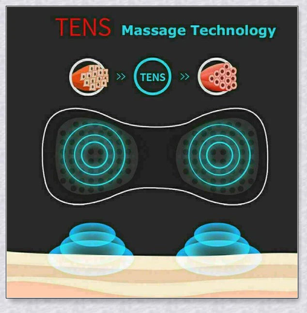 Lymphatic Drainage Massage Pad - Electric Neck Massager for deep tissue relief and improved circulation