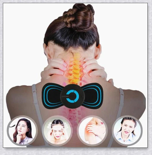 Lymphatic Drainage Massage Pad - Electric Neck Massager for deep tissue relief and improved circulation