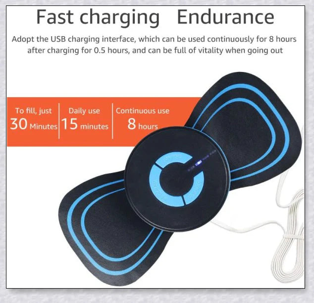 Lymphatic Drainage Massage Pad - Electric Neck Massager for deep tissue relief and improved circulation