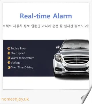 Eanop Hud Mirror 04 Car Head Up Display with OBD2 connection, windshield speed projection, and security alerts