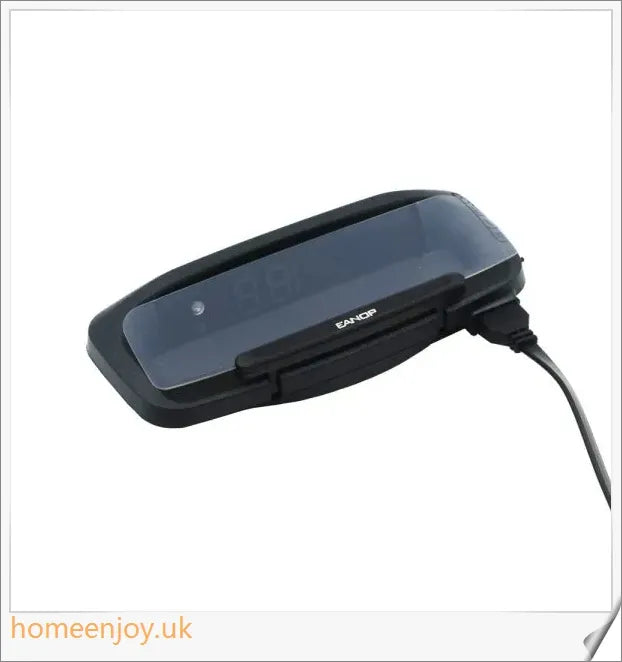 Eanop Hud Mirror 04 Car Head Up Display with OBD2 connection, windshield speed projection, and security alerts