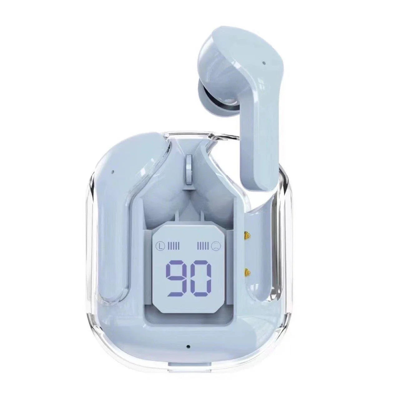 Wireless Bluetooth Earbuds with Digital Display, Noise Reduction, and Long Battery Life