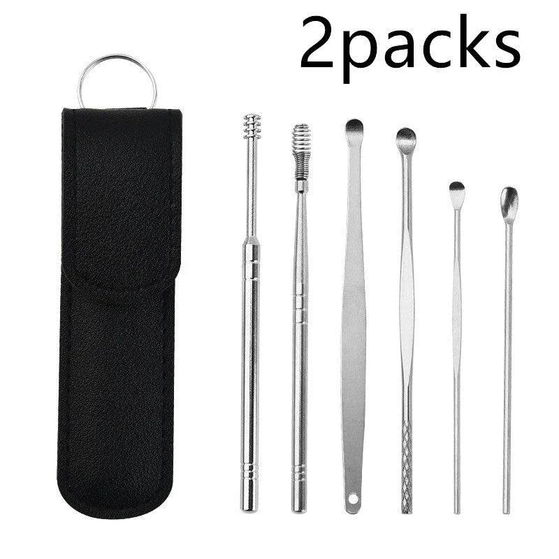 Premium Stainless Steel Ear Cleaner with Spiral Design for Comfortable and Effective Earwax Removal