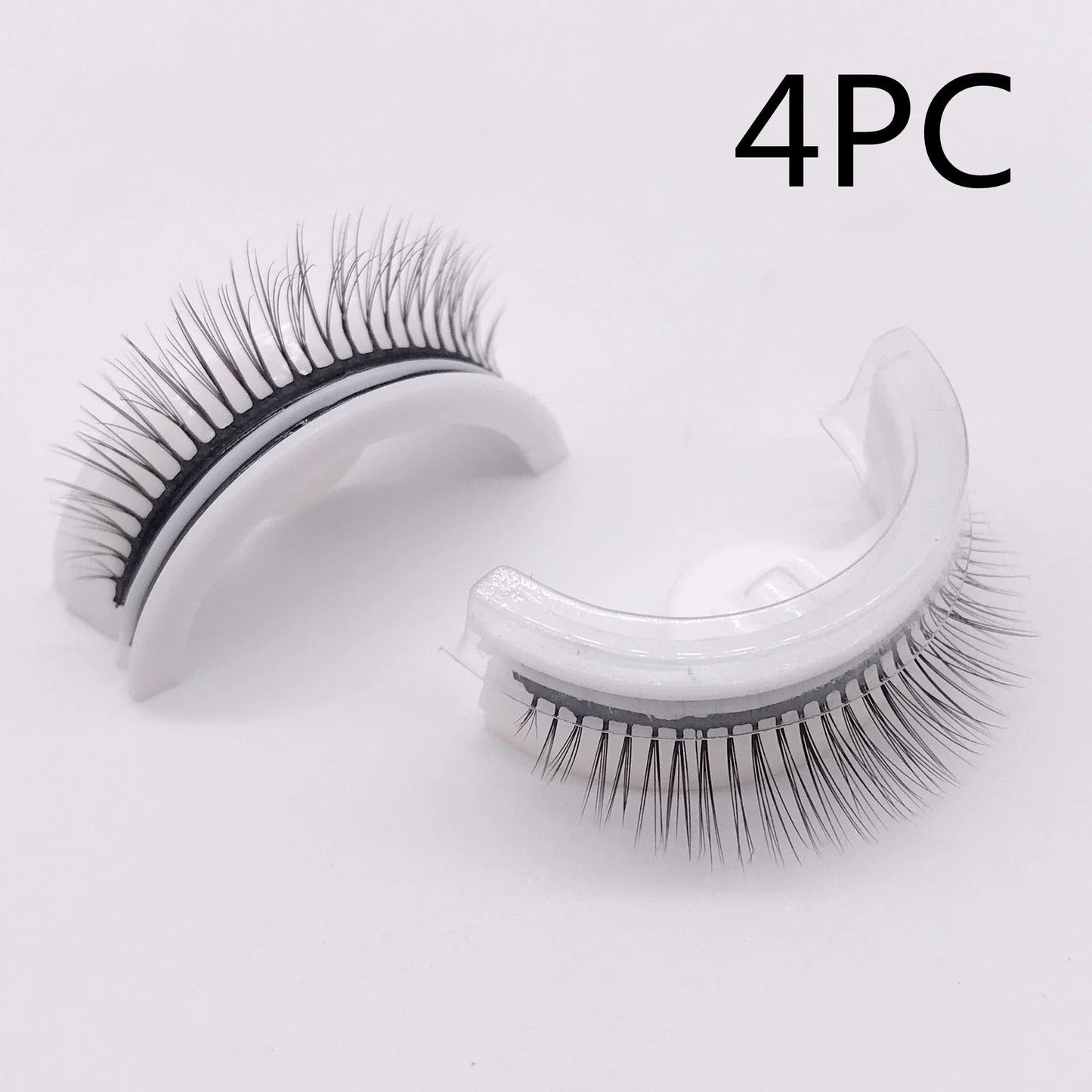 Glamorous 3D mink-inspired false eyelashes in various styles and packaging