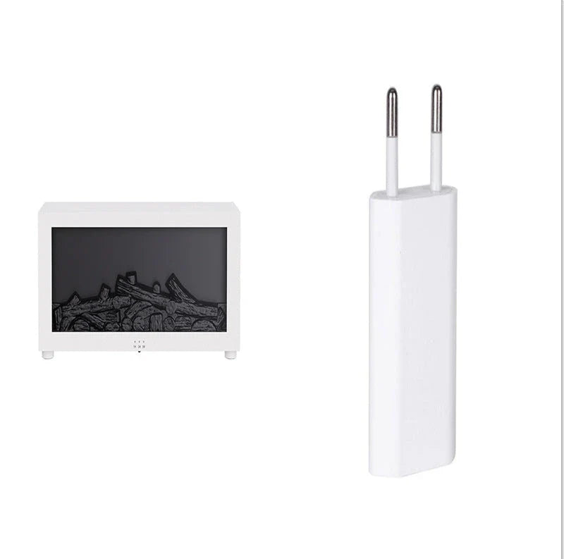 3D Flame Aromatherapy Diffuser with Realistic Flame Effect and Ambient Lighting