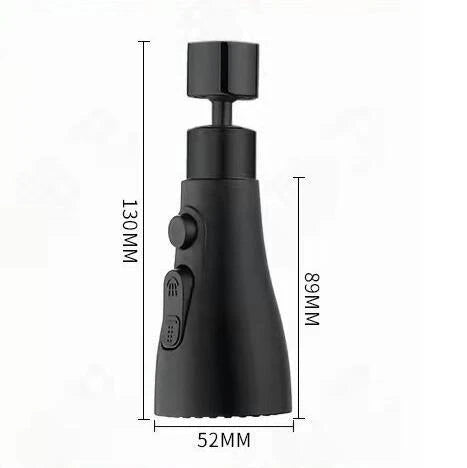 Versatile Pressurized Faucet Sprayer with 360-degree rotation, anti-splash, and water-saving features