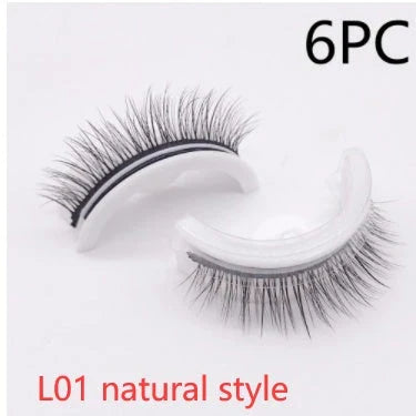 Glamorous 3D mink-inspired false eyelashes in various styles and packaging