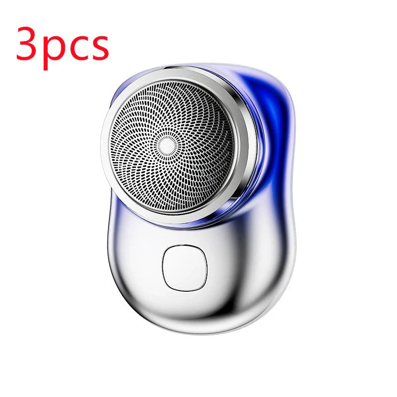 Compact, cordless electric razor with premium aluminium body and powerful 6,600 rpm motor for a smooth, painless shave