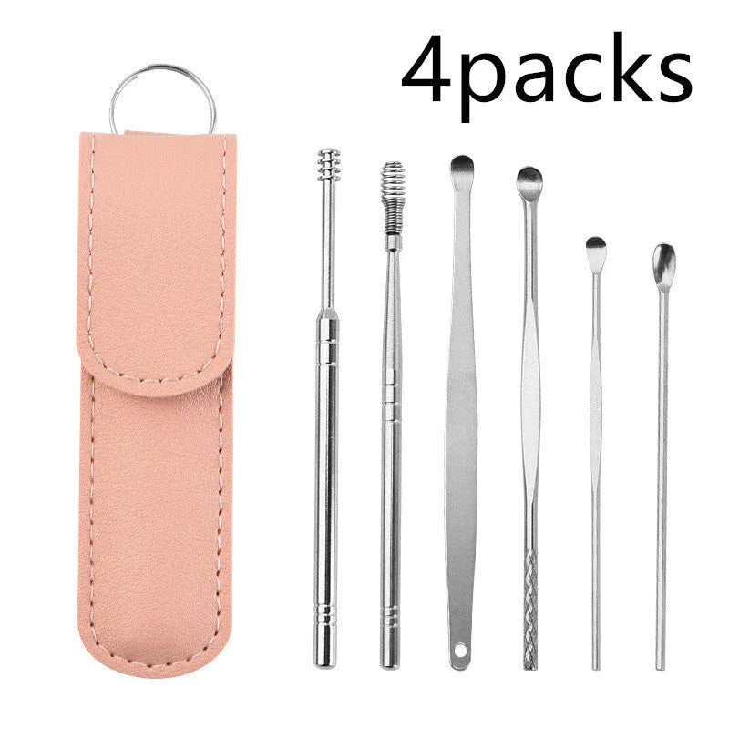 Premium Stainless Steel Ear Cleaner with Spiral Design for Comfortable and Effective Earwax Removal