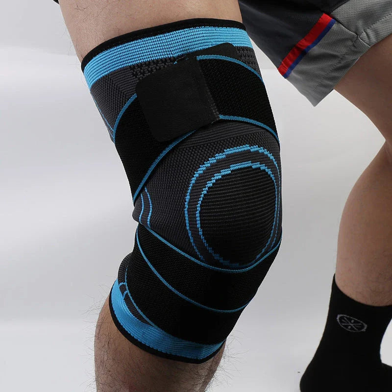 Durable and flexible sports knee pads with adjustable straps for comfortable, safe workouts