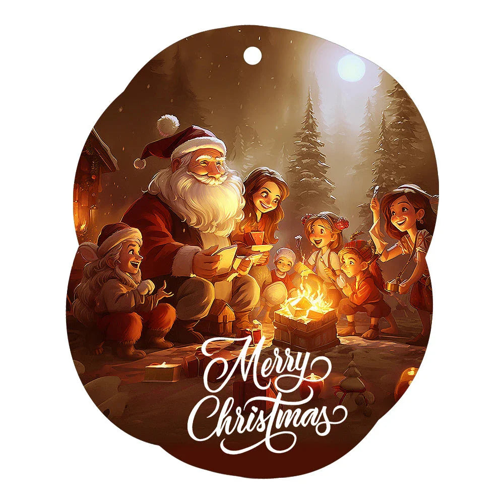 Christmas car ornament pendant in various festive designs and styles