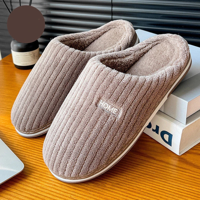 Cozy cotton slippers in various vibrant colors for comfortable indoor wear