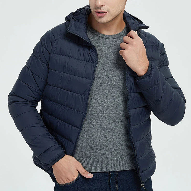 Cozy Men's Winter Hooded Jacket in a variety of stylish colors and styles
