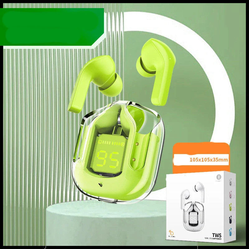 Wireless Bluetooth Earbuds with Digital Display, Noise Reduction, and Long Battery Life