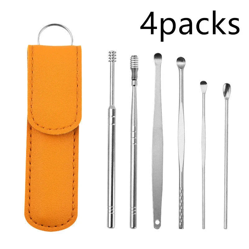 Premium Stainless Steel Ear Cleaner with Spiral Design for Comfortable and Effective Earwax Removal