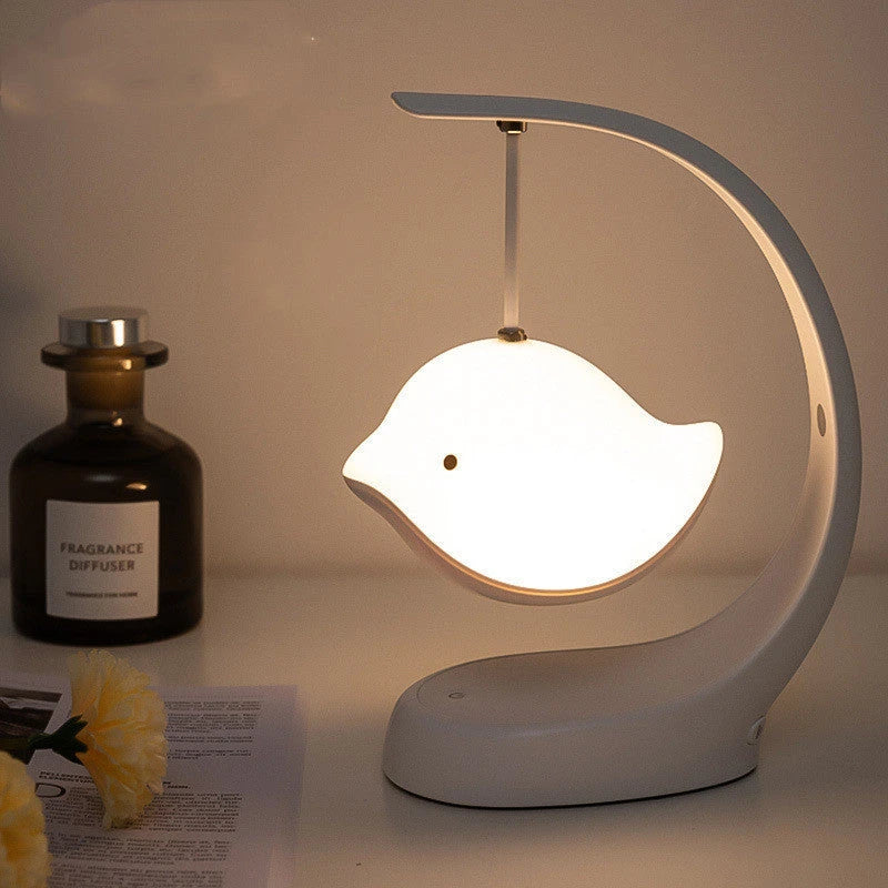 Multifunctional soft glow lamp with adjustable brightness and color settings, designed for soothing baby sleep and stylish home decor