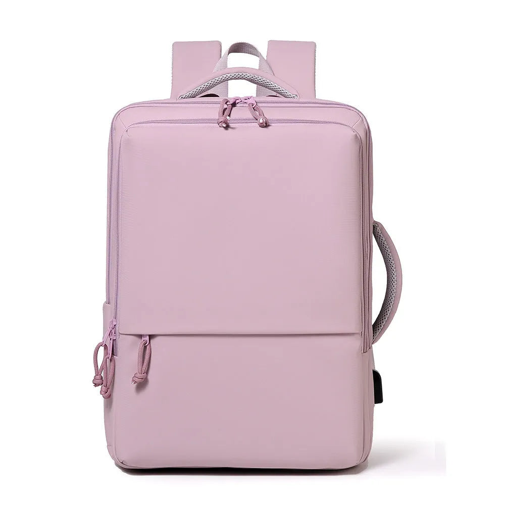 Waterproof oxford cloth commuter backpack in multiple colours with air pillow belt