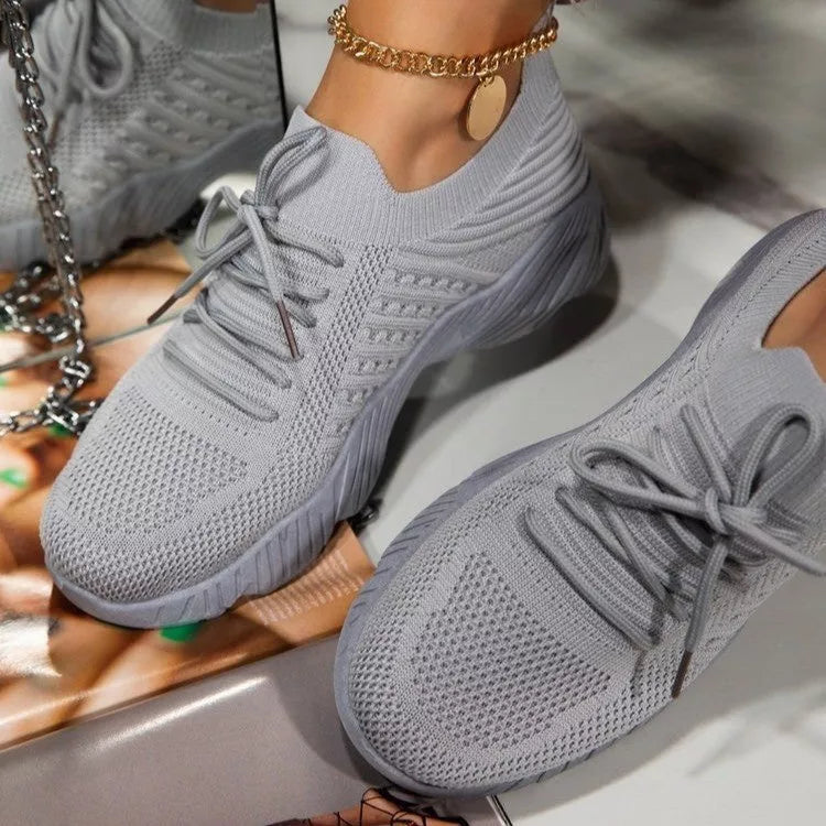 Women's thick bottom solid colour dad sneakers in various sizes and colours