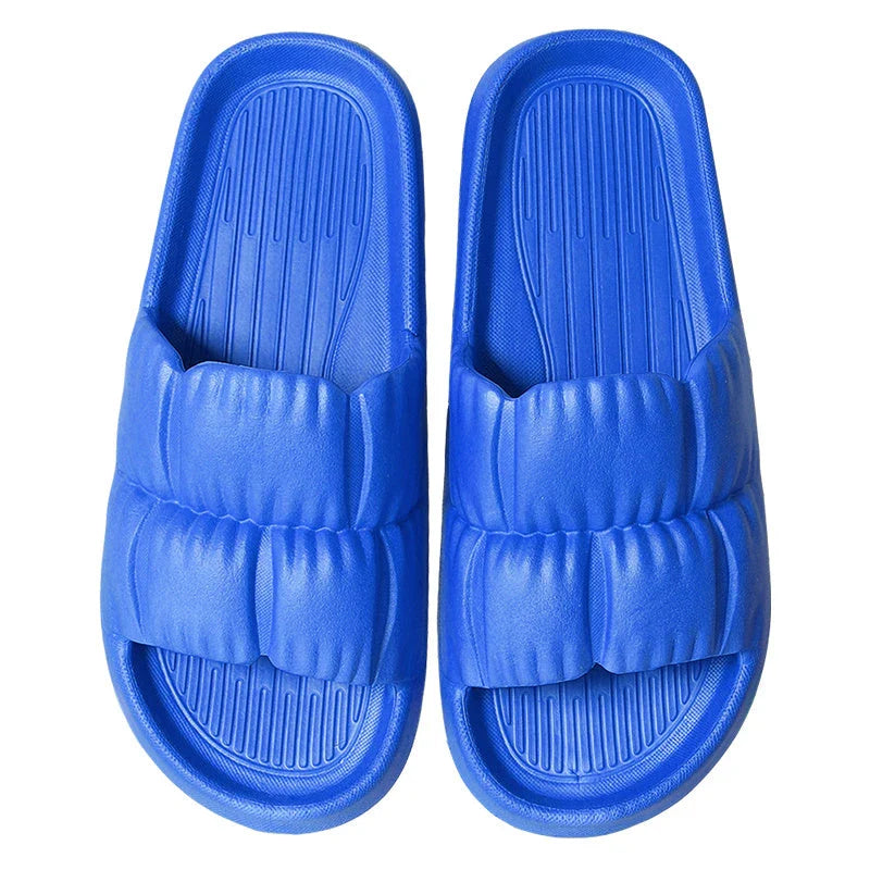 Stylish and comfortable bathroom slippers with a variety of vibrant color options, featuring a durable, waterproof, and anti-slip sole for all-day wear.