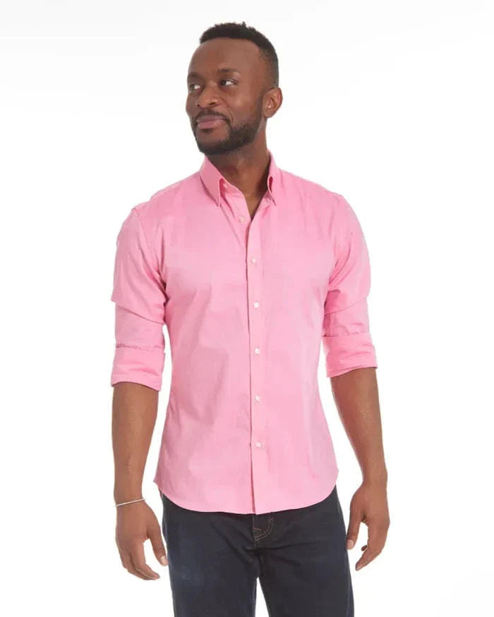 Stylish Long Sleeve Shirt with Zipper and Button Design for Men in Various Colors