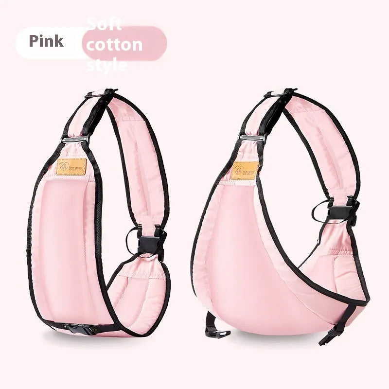 Cloth baby waist stool carrier for children shown in grey colour.