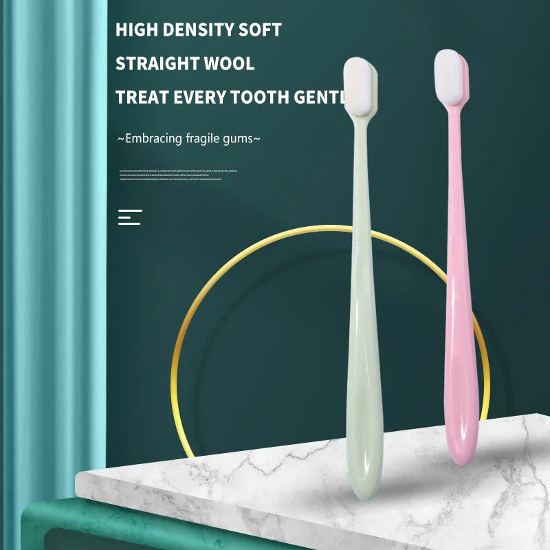 Wanmao Toothbrush with 10,000 ultra-soft bristles for gentle, effective cleaning of sensitive teeth