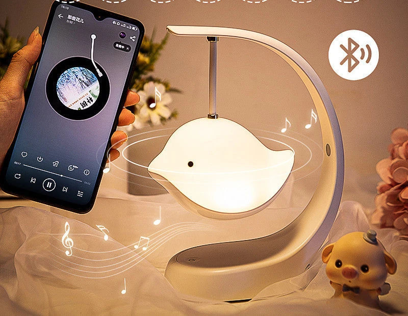 Multifunctional soft glow lamp with adjustable brightness and color settings, designed for soothing baby sleep and stylish home decor