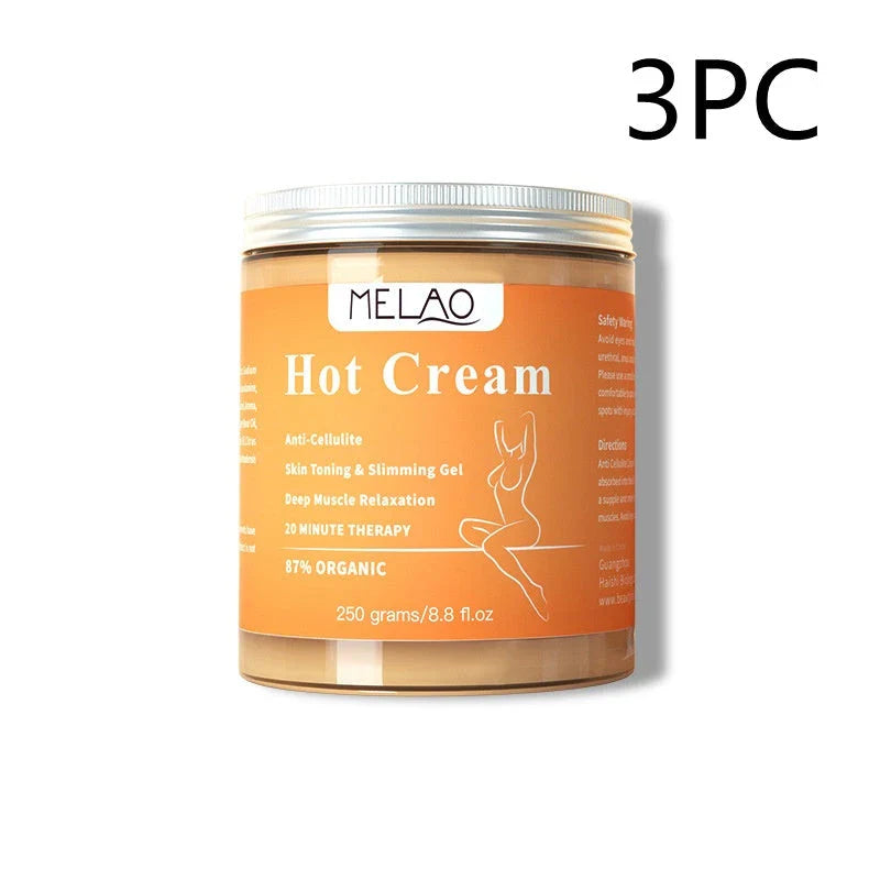 Premium slimming body cream with natural ingredients for cellulite and fat reduction