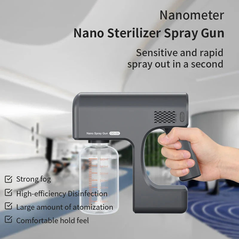 Versatile USB Rechargeable Disinfection Sprayer: Handheld Sanitizer for Home and Body