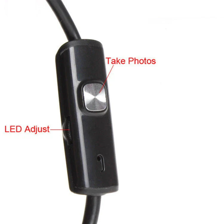 Versatile 3-in-1 smartphone endoscope camera with adjustable LED lighting, waterproof design, and various cord lengths for inspection and problem-solving