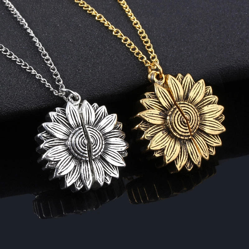 Homeenjoy Radiant Sunflower Necklace - A Sunny Accessory for Any Outfit