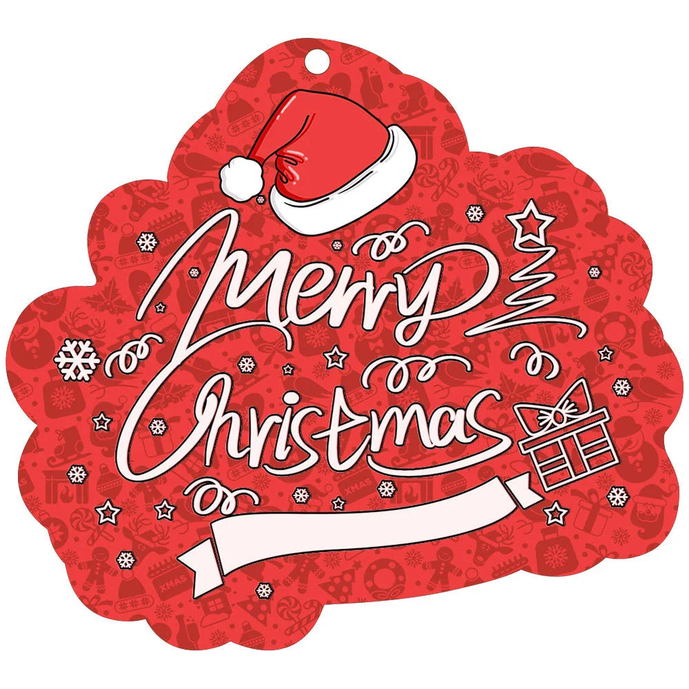 Christmas car ornament pendant in various festive designs and styles