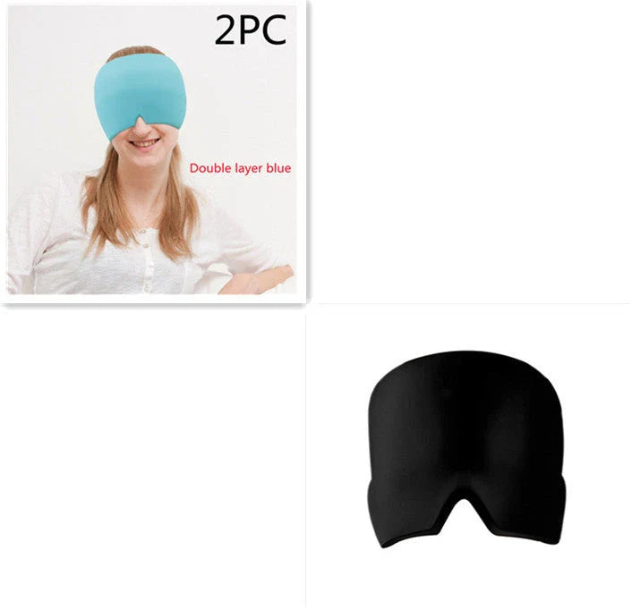 Soothing Ice Eye Mask for Headache Relief - Cooling Therapy for Relaxation