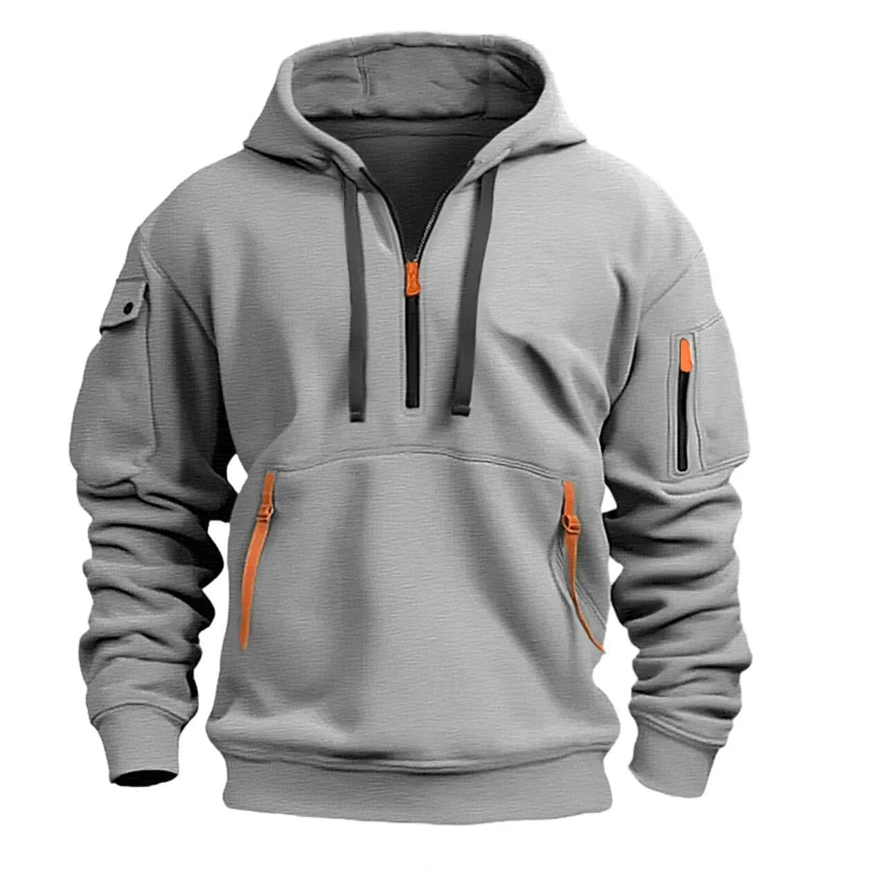 Stylish Hooded Pullover Sweatshirt in Various Colors for Men and Women - Premium Polyester Comfort and Modern Design