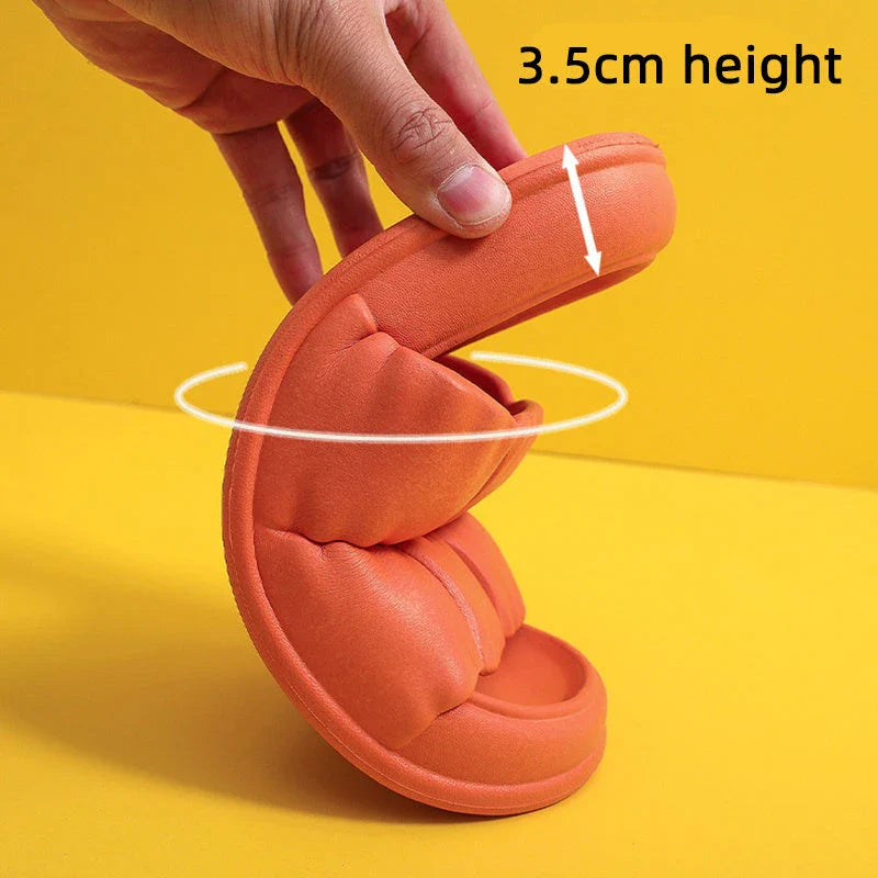 Stylish and comfortable bathroom slippers with a variety of vibrant color options, featuring a durable, waterproof, and anti-slip sole for all-day wear.