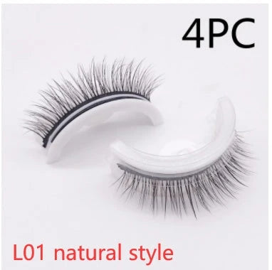 Glamorous 3D mink-inspired false eyelashes in various styles and packaging