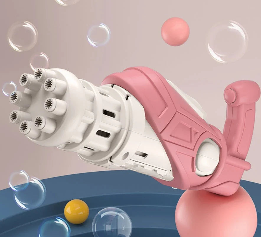 Premium Bubble Blaster Machine with innovative 8-hole design, perfect for outdoor fun and refreshing breeze
