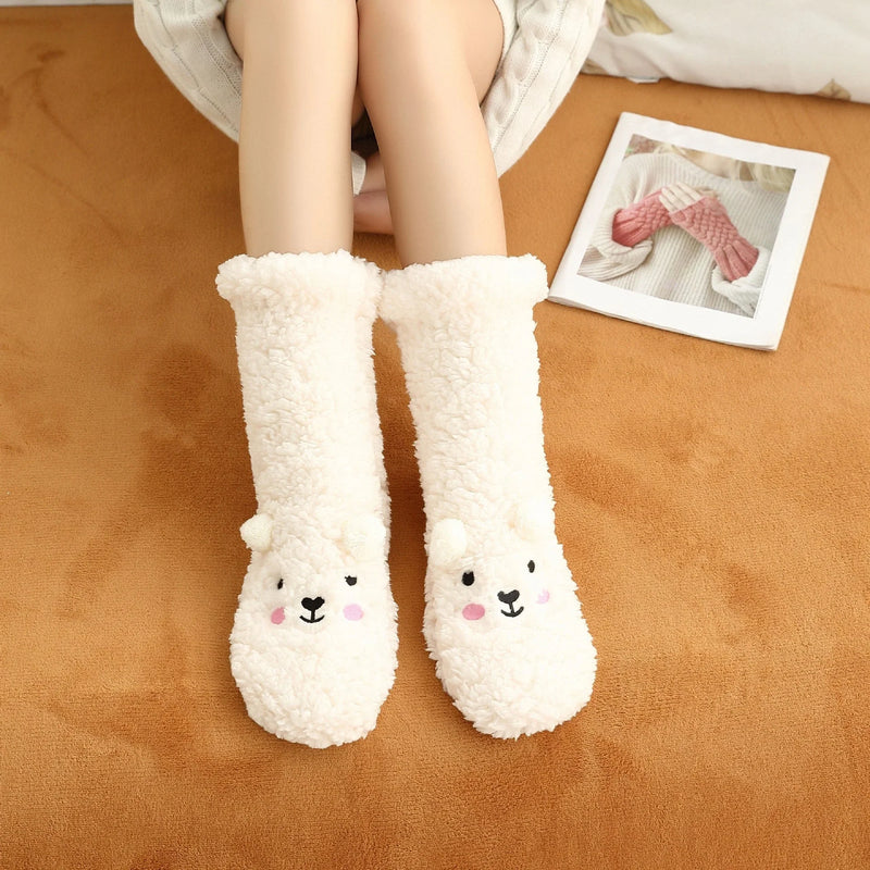 Plush Fleece-Lined Socks for Cozy Comfort