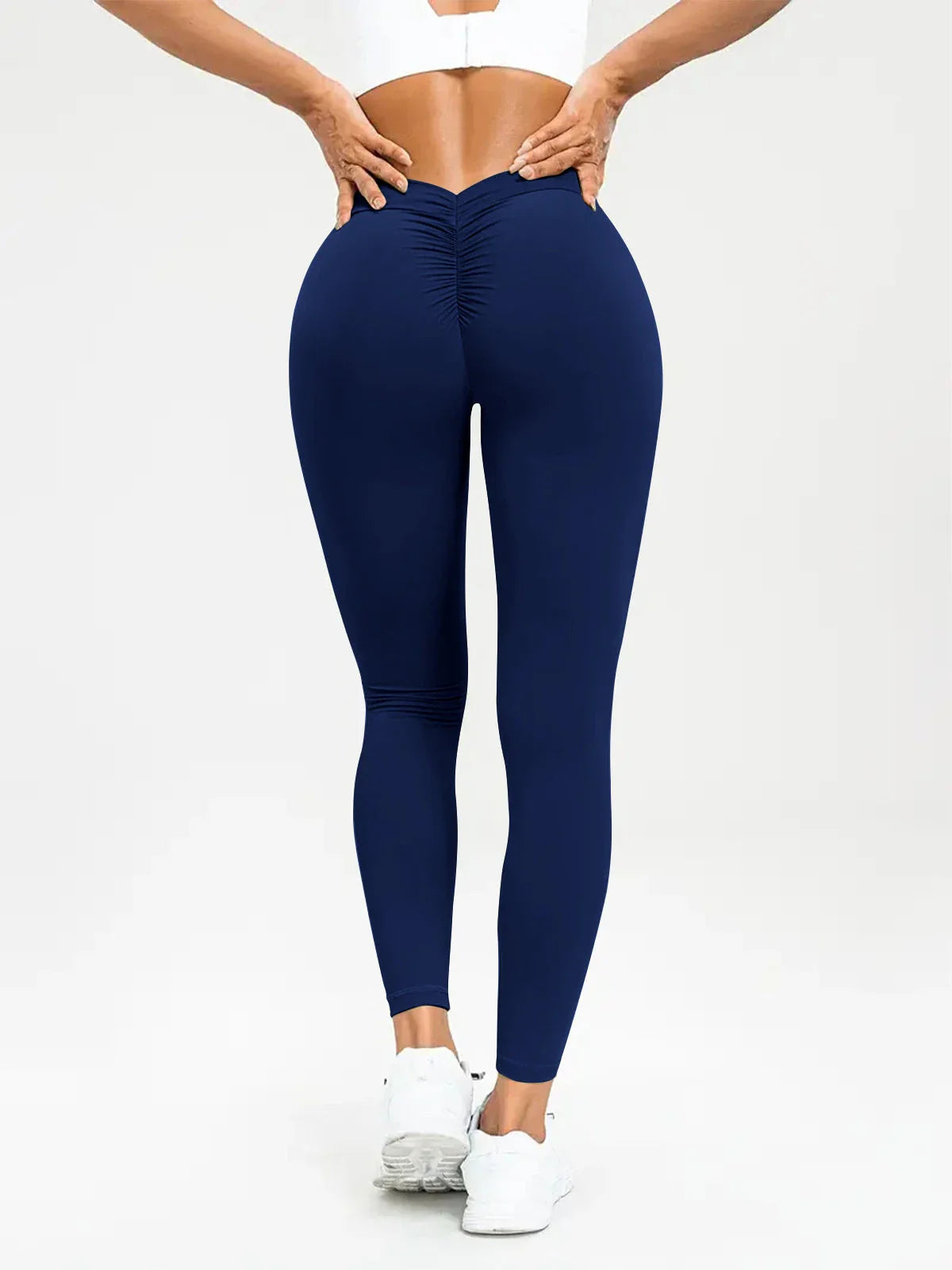 Women's high-waist yoga pants in various vibrant colors designed for comfort and style