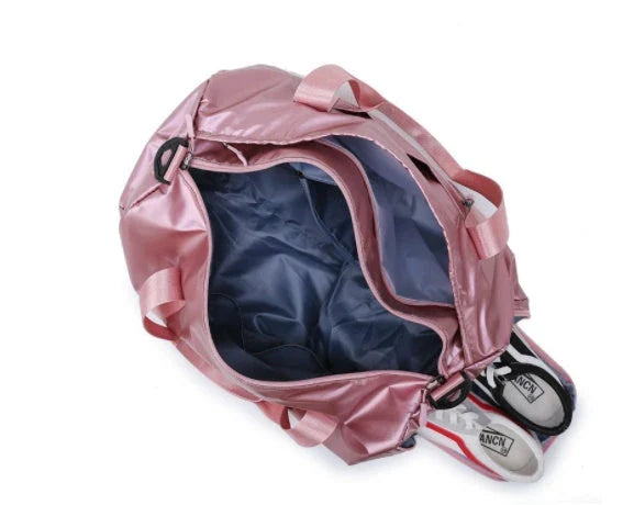 Premium, durable, and waterproof gym bag with multiple compartments and adjustable straps for organized fitness and travel
