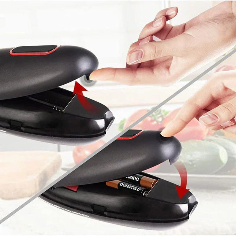 Automatic Electric Can Opener with Jar and Bottle Opener - Convenient Kitchen Tool