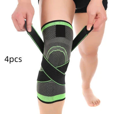Durable and flexible sports knee pads with adjustable straps for comfortable, safe workouts