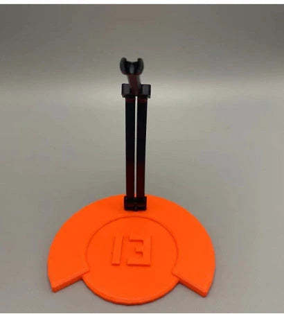 Customizable 3D printed multi-jointed action figure robot toy in various vibrant colors