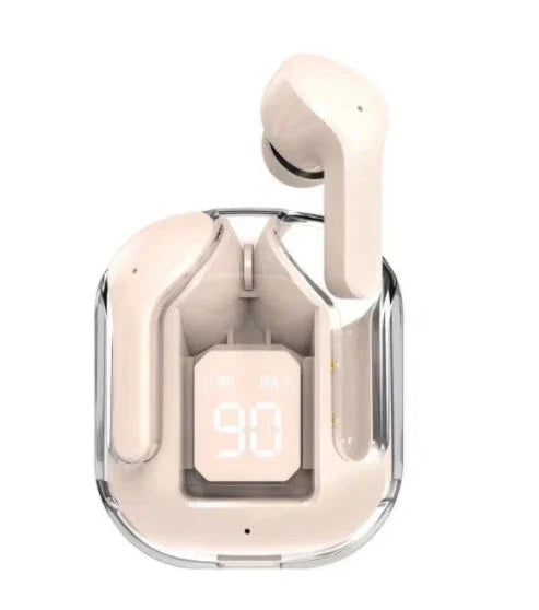 Wireless Bluetooth Earbuds with Digital Display, Noise Reduction, and Long Battery Life