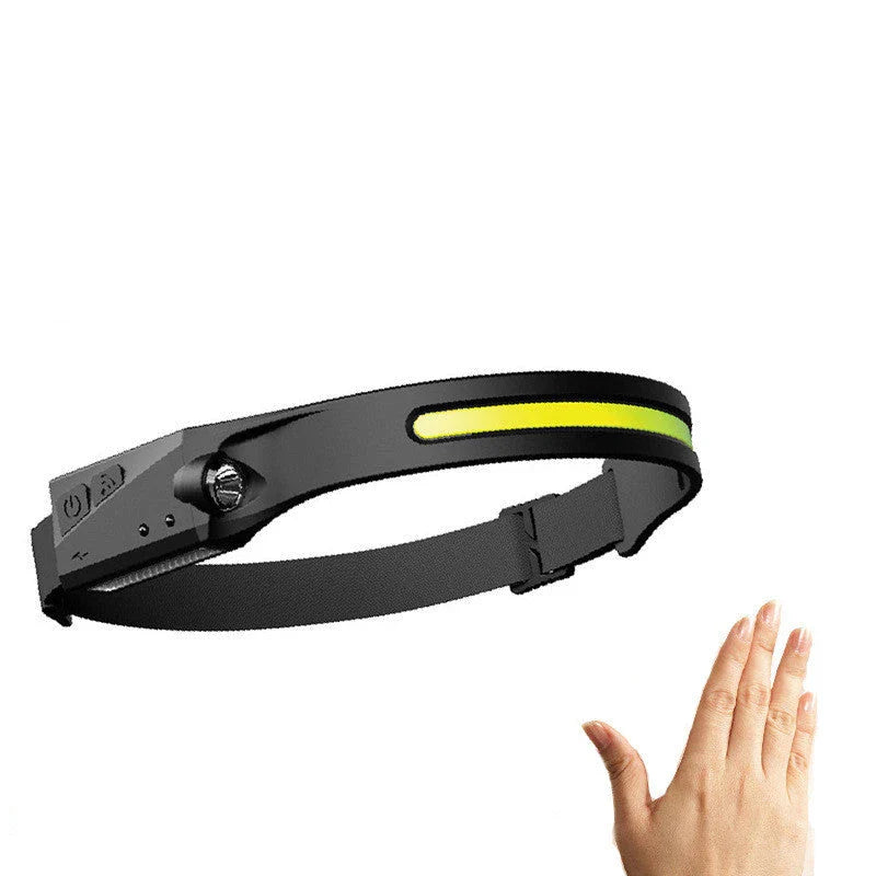 A versatile LED headlamp with a wide-angle beam, long-range side lighting, and hands-free operation for outdoor adventures