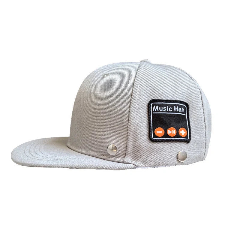 Adjustable Bluetooth-enabled Music Cap with Digital Printing, Breathable Fabric, and Sun Protection for Tennis and Outdoor Activities
